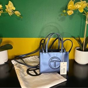 Telfar Small Cobalt Shopping Bag